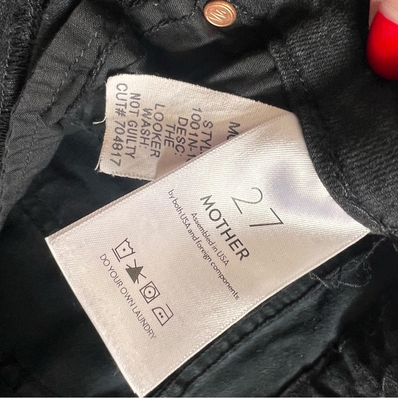 MOTHER The Looker Mid Rise Skinny - Shade Not Guilty - Picture 4 of 5